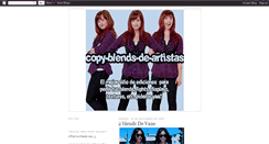 Desktop Screenshot of copyblendsdetusartistas.blogspot.com