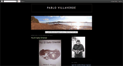 Desktop Screenshot of pablovillaverde.blogspot.com