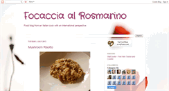 Desktop Screenshot of focacciaalrosmarino.blogspot.com