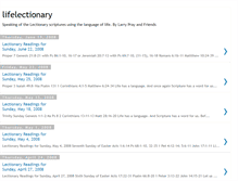 Tablet Screenshot of lifelectionary.blogspot.com