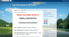 Desktop Screenshot of ligabotucatuensedefutsal.blogspot.com