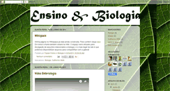 Desktop Screenshot of ensinobiologia.blogspot.com