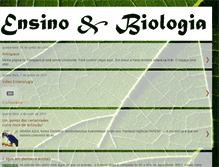 Tablet Screenshot of ensinobiologia.blogspot.com