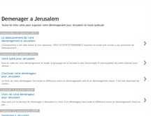 Tablet Screenshot of demenagement-jerusalem.blogspot.com