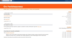 Desktop Screenshot of fecklessness.blogspot.com