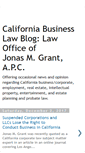 Mobile Screenshot of californiabusinesslaw.blogspot.com