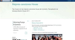 Desktop Screenshot of mejorescancioneshouse.blogspot.com