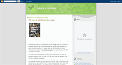 Desktop Screenshot of consolasymasjuegos.blogspot.com