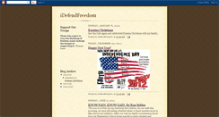 Desktop Screenshot of idefendfreedom.blogspot.com