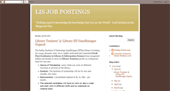 Desktop Screenshot of lis-job-oppertunities.blogspot.com