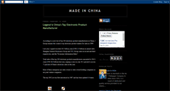 Desktop Screenshot of madeinchinaforindia.blogspot.com