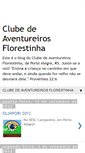 Mobile Screenshot of clubedeaventureirosflorestinha.blogspot.com