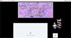 Desktop Screenshot of elrinconmagicodeakkane.blogspot.com