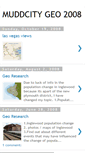 Mobile Screenshot of mudcitygeo.blogspot.com