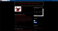 Desktop Screenshot of amileinmyredhighheels.blogspot.com