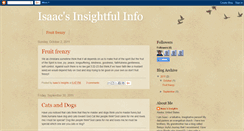 Desktop Screenshot of isaacsinsightfulinfo.blogspot.com