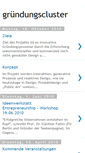 Mobile Screenshot of gruendungscluster.blogspot.com