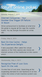 Mobile Screenshot of forum-online-poker-blog.blogspot.com