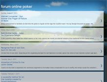 Tablet Screenshot of forum-online-poker-blog.blogspot.com