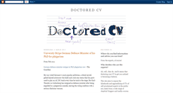 Desktop Screenshot of doctoredcv.blogspot.com