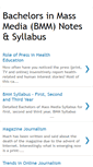 Mobile Screenshot of bmmcoursenotes.blogspot.com