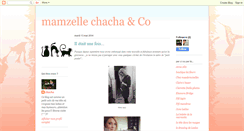 Desktop Screenshot of mamzellechacha.blogspot.com