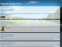 Tablet Screenshot of boscomsolutions.blogspot.com