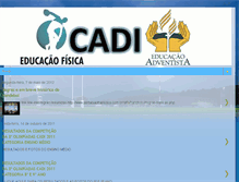 Tablet Screenshot of cadieducacaofisica.blogspot.com