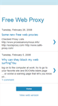 Mobile Screenshot of free-webproxy.blogspot.com