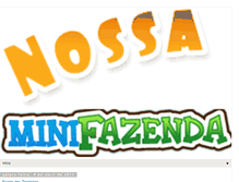 Tablet Screenshot of nossaminifazenda.blogspot.com