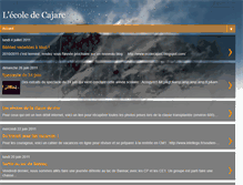 Tablet Screenshot of ecoledecajarc.blogspot.com