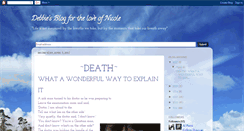 Desktop Screenshot of debbiepisani.blogspot.com