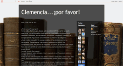 Desktop Screenshot of clemenciaporfavor.blogspot.com