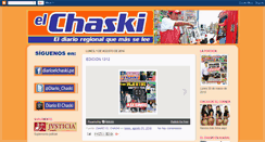 Desktop Screenshot of diarioelchaski.blogspot.com