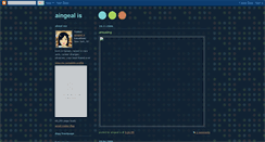 Desktop Screenshot of aingealis.blogspot.com