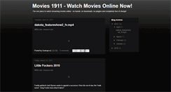 Desktop Screenshot of movies1911.blogspot.com