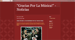 Desktop Screenshot of graciasporlamusica5.blogspot.com