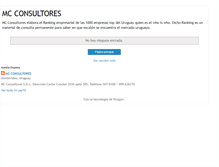 Tablet Screenshot of mcconsultores.blogspot.com