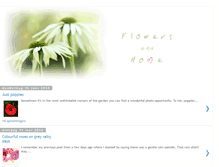 Tablet Screenshot of flowersandhome.blogspot.com