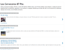Tablet Screenshot of loscerveceros87.blogspot.com