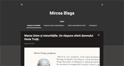 Desktop Screenshot of mircea-blaga.blogspot.com