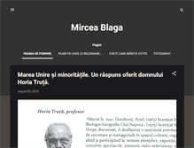 Tablet Screenshot of mircea-blaga.blogspot.com