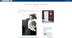 Desktop Screenshot of gettingradioairplay.blogspot.com