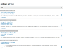 Tablet Screenshot of patentcircle.blogspot.com