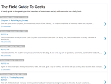 Tablet Screenshot of fieldguidetogeeks.blogspot.com