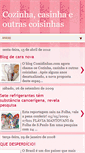 Mobile Screenshot of cozinha-da-deinha.blogspot.com