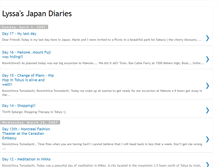 Tablet Screenshot of lyssainjapan.blogspot.com