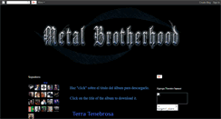 Desktop Screenshot of metal-brotherhood.blogspot.com