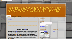 Desktop Screenshot of internet-cash-home.blogspot.com