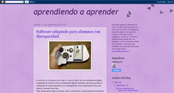 Desktop Screenshot of eva-aprendiendoaprender.blogspot.com